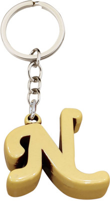 BLESSINGS Plastic Letter N Key Chain