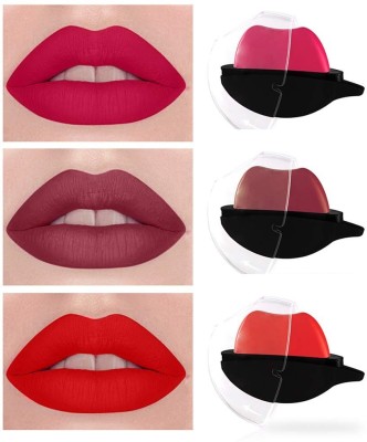 FELICECHIARA Professional Lip Shape Lipstick Apple Design Matte Lipstick(MULTICOLOR, 15 g)