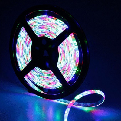Smuf 300 LEDs 4.06 m Multicolor Steady, Flickering, Color Changing Strip Rice Lights(Pack of 1)