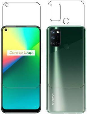 PONDRIK Front and Back Screen Guard for Realme 7i(Pack of 2)