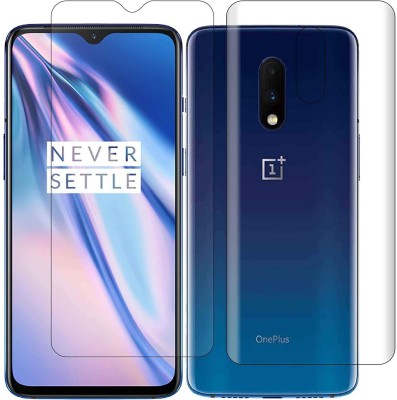 AGRSHI Front and Back Tempered Glass for OnePlus 6T, Oneplus 7(Pack of 1)