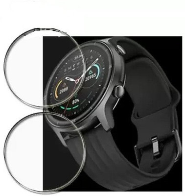 KACA Edge To Edge Screen Guard for Noise NoiseFit Agile Smartwatch Smart Watch [Better than Tempered Glass](Transparent, Pack 2)(Pack of 2)
