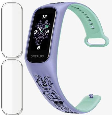 Guardpad Edge To Edge Screen Guard for OnePlus Band Steven Harrington Edition Smart Watch [Better than Tempered Glass][Transparent, 2 Pack](Pack of 2)