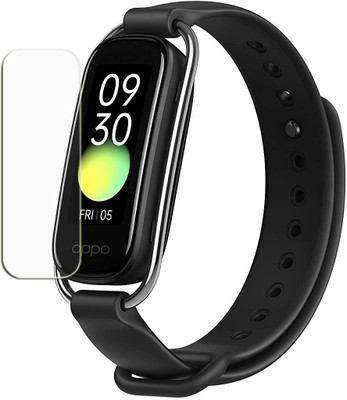 KACA Edge To Edge Screen Guard for Oppo Band Style Smart Watch [Better than Tempered Glass](Transparent, Pack 2)(Pack of 2)