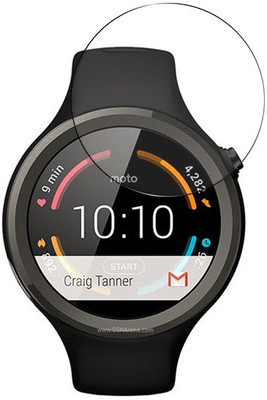 Wishguard Edge To Edge Screen Guard for Moto 360 Sport (1st Gen) Smart Watch [Better than Tempered Glass](Pack 1)(Pack of 1)