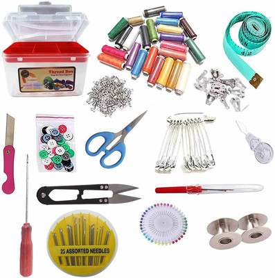 Macaw Multipurpose Tailoring Kit Box - Sewing Thread and Tailoring Accessories Sewing Kit