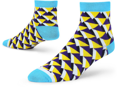Dynamocks Unisex Geometric Print Ankle Length
