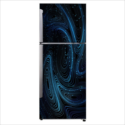 Decor studio 60 cm Decorative considering the color blue water Sticker Self Adhesive Sticker(Pack of 1)