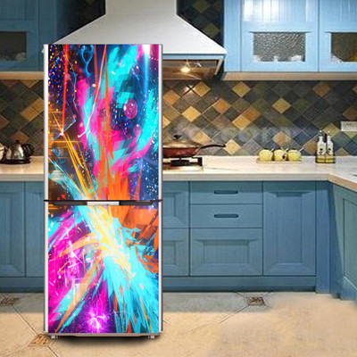 K2A Studio 60 cm the atlas abstract digital design Self Adhesive Sticker(Pack of 1)