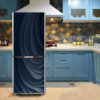 K2A Studio 60 cm abstract magic spiral digital art Self Adhesive Sticker(Pack of 1)