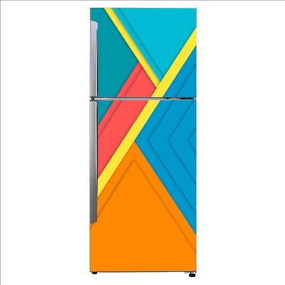 K2A Studio 60 cm abstract digital art pattern design Self Adhesive Sticker(Pack of 1)