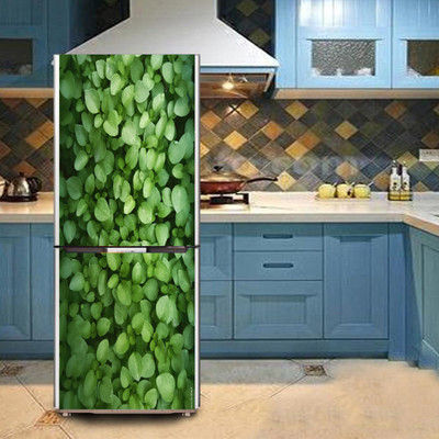 K2A Studio 60 cm beautiful nature leaves green Self Adhesive Sticker(Pack of 1)