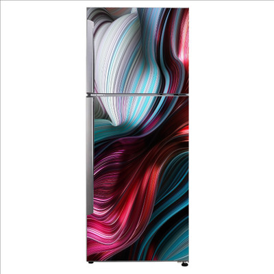 K2A Studio 60 cm fractal abstract digital art design Self Adhesive Sticker(Pack of 1)