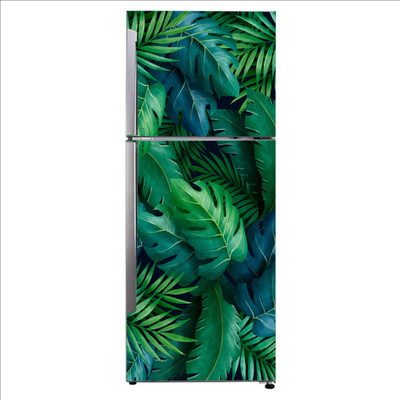 Shree Decor 60 cm Decorative chroma key picture frame painting portrait green Extra Large Fridge Sticker Self Adhesive Sticker(Pack of 1)
