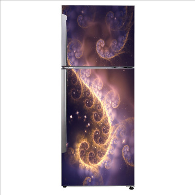 K2A Studio 60 cm Beautiful fractal design fridge sticker Self Adhesive Sticker(Pack of 1)