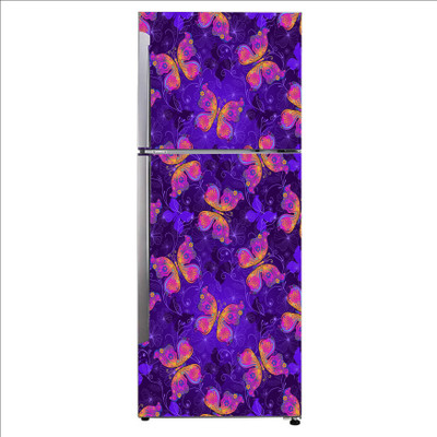 K2A Studio 60 cm pattern purple design graphic design visual arts Self Adhesive Sticker(Pack of 1)