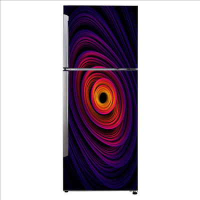 K2A Studio 60 cm spiral shapes abstract Self Adhesive Sticker(Pack of 1)