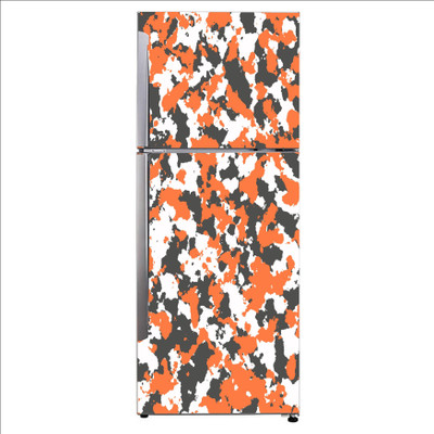 K2A Studio 60 cm art design peach pattern textile Self Adhesive Sticker(Pack of 1)