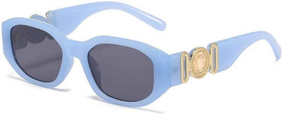shadz Rectangular, Cat-eye Sunglasses(For Men & Women, Blue)