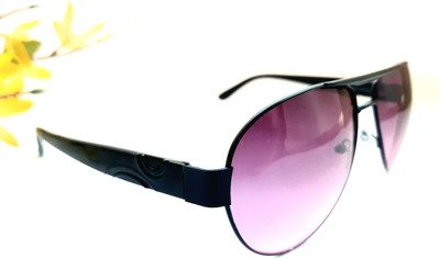 Porus Club Oval, Aviator Sunglasses(For Men & Women, Pink)