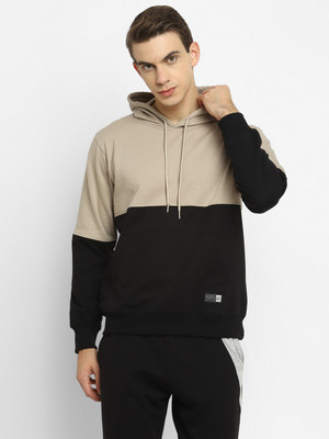 Alan Jones Full Sleeve Color Block Men Sweatshirt