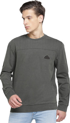 LEE Full Sleeve Solid Men Sweatshirt
