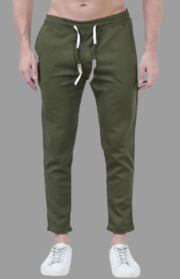 Viara Solid Men Green Track Pants
