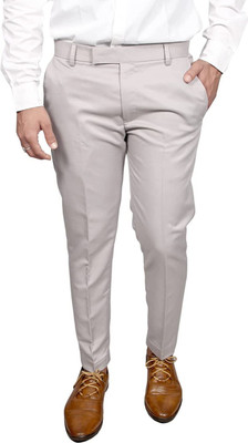 NB fashion Slim Fit Men Black Trousers