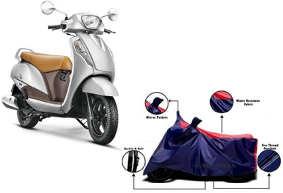 ATBROTHERS Waterproof Two Wheeler Cover for Suzuki(Access, Blue, Red)
