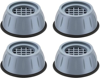 DeoDap Anti Vibration Pads with Suction Cup Feet Laundry Trolley(Grey)