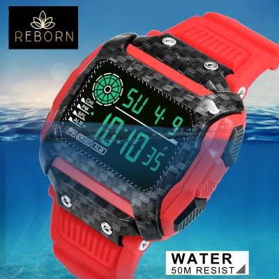 MakeTheStyle 9097 Plan Red 9097 Plan Red A1 Digital Watch  - For Boys