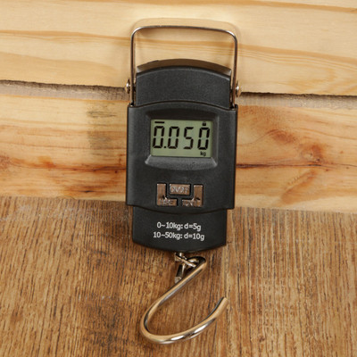 Qesta 50Kg Heavy Duty Portable Hook Weighing Machine Digital Type Scale for Home, Kitchen, Traveling Weighing Scale Weighing Scale(Black)