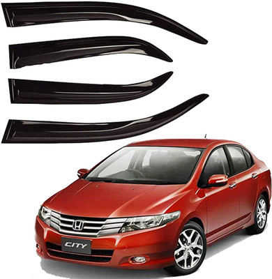 ASRAUTO For Convertibles Front, Rear Wind Deflector(Tinted Honda City)