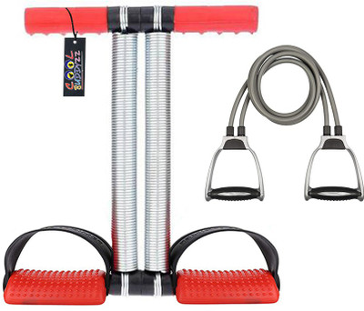 Cool Buddyzz Premium Quality Double Spring Tummy Trimmer For Men & Women (Made in India) Ab Exerciser(Red)