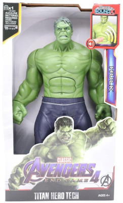 The Simplifiers Super Hero's Die cast Metal Action Figure- HULK(Multicolor)
