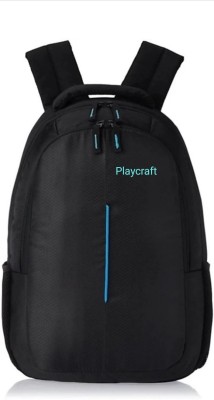 PlayCraft Single Blue Entry Level 26 L Laptop Backpack(Black)