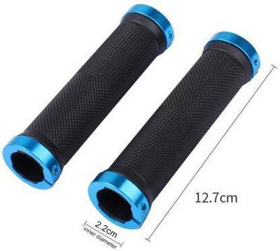 shaqraa BLUE GRIP Bicycle Handle Grip(10 cm)