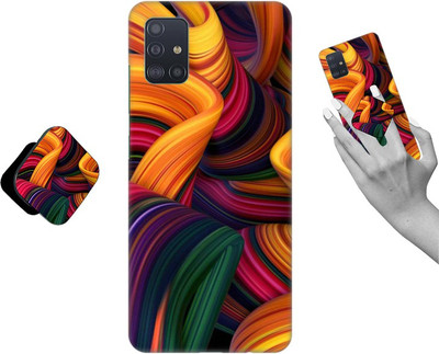 COBIERTAS Back Cover for Samsung Galaxy A51(Multicolor, Cases with Holder, Pack of: 1)