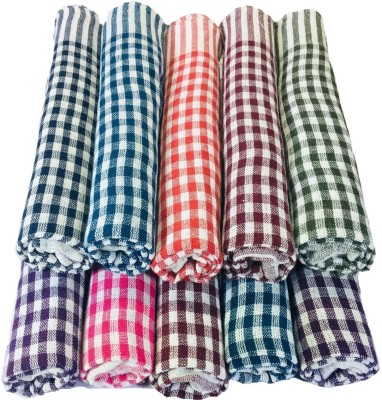 SHOP BY ROOM Regular Wet and Dry Cotton Cleaning Cloth(10 Units)