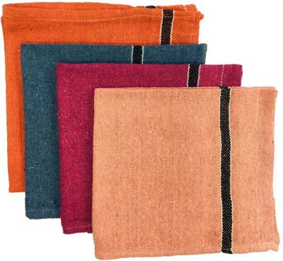SHOP BY ROOM Regular Wet and Dry Cotton Cleaning Cloth(4 Units)