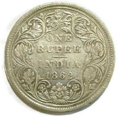 NUMISTENT Victoria Queen s One Rupee Silver Coin in Good Condition With Premium Coin Holder For Collection and Numismatics Research Medieval Coin Collection(1 Coins)
