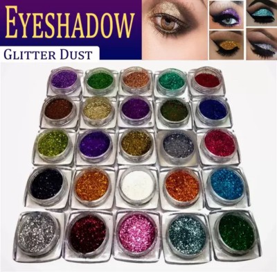 Latixmat Sparkle Eyeshadow Glitter Powder Eye Makeup(MULTI COLOR)