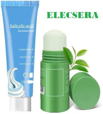 Elecsera Green Tea Cleansing Mask Suitable For Any Skin(160 ml)