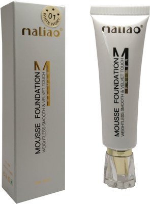 maliao Mousse Foundation Velvet Touch Primer Foundation White Ivory Foundation(White Ivory, 30 ml)