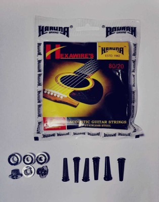 KARUNA Acoustic 1SET KARUNSA STRING BRIDGE PIN FILLER Guitar String(6 Strings)