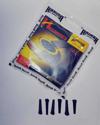 KARUNA Acoustic 1SET KARUNAA STRING BRIDGE PIN F Guitar String(6 Strings)