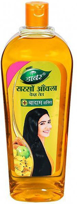 Dabur Sarso Amula + Almond Shakti Pack Of 1 (500ML) Hair Oil(500 ml)