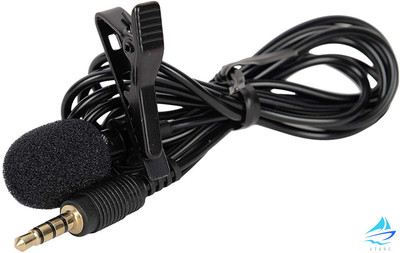ATARC Digital Noise Cancellation Clip Collar Mic Condenser for YouTube Video | Interviews | Lectures Travel Videos Mike for Mobile Microphone