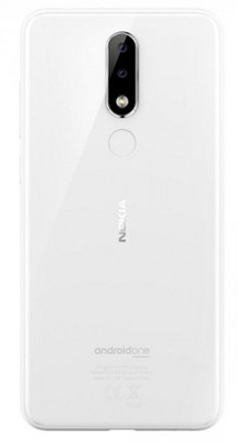 Purplesavvy Nokia 5.1 Plus Back Panel(White)