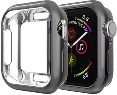 KAZUKI Front and Back Tempered Glass for Premium Watch Case Cover Apple Watch Series 4 (44mm)| Series 5 (44mm)| Series 6(44mm) | Series SE (44mm) | Flexible Shockproof Protective |44mm (Black)(Pack of 1) KAZUKI Front and Back Tempered Glass for Premium Watch Case Cover Apple Watch Series 4 (44mm)| Series 5 (44mm)| Series 6(44mm) | Series SE (44mm) | Flexible Shockproof Protective |44mm (Black)(Pack of 1)